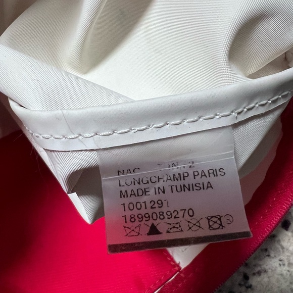 EUC Longchamp Le Pliage Long Handle Large Tote RED - Picture 13 of 13